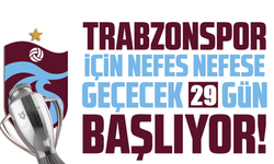 Trabzonspor nefes almayacak: 29 günde tam 8 maç