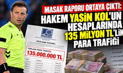 Hakem Yasin Kol’un MASAK raporu ortaya çıktı