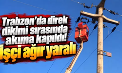 Trabzon’da direk dikimi sırasında akıma kapıldı!