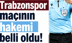 Trabzonspor'un KuPS maçını yönetecek hakem belli oldu!