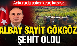 Albay Sayit Gökgöz askeri araç kazasında şehit oldu
