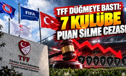 TFF'den 7 kulübe puan silme cezası!