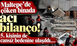 Maltepe'de çöken binada acı bilanço! 5. kişinin de cansız bedenine ulaşıldı…