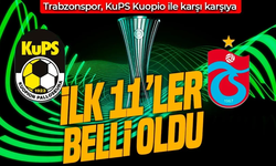 Konferans Ligi'nde Fırtına zamanı: KuPS Kuopio - Trabzonspor ilk 11'ler!