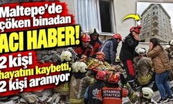 Maltepe'de binadan acı haber geldi