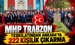MHP Trabzon Teşkilatından Ankara’ya 322 Kişilik Çıkarma