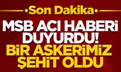 Acı haber! Bir askerimiz şehit oldu