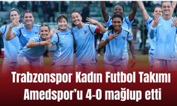 Trabzonspor Kadın Futbol Takımı Amedspor’u 4-0 mağlup etti