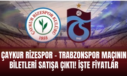 Çaykur Rizespor - Trabzonspor maçının biletleri satışa çıktı! İşte fiyatlar