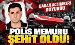 Acı haber! Polis memuru şehit oldu