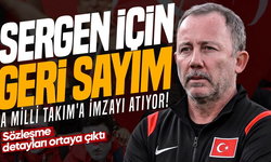 Sergen Yalçın için geriyi sayım: A Milli Takım'a imzayı atıyor! İşte sözleşme detayı...