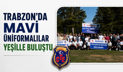 Trabzon'da Mavi Üniformalılar Yeşille Buluştu