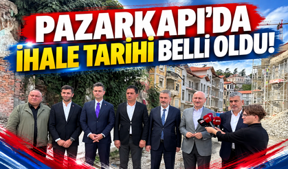 Pazarkapı’da ihale tarihi belli oldu!