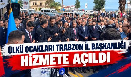 Trabzon Ülkü Ocakları açıldı! “Evlatlarınızı Ülkü Ocaklarına gönderin” çağrısı
