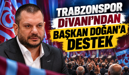 Trabzonspor Divanı’ndan Başkan Doğan’a destek