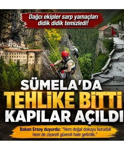 Dev kayalar temizlendi