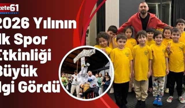 Trabzon'da 2026 Yılının İlk Spor Etkinliği Büyük İlgi Gördü