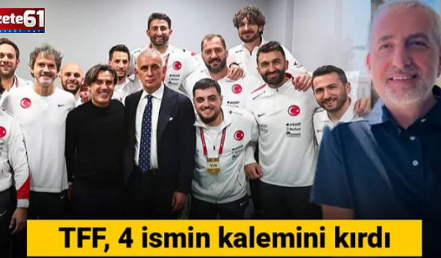 Milli takımda bahis depremi: TFF 4 ismin kalemini kırdı