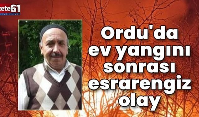 İntihar mı yoksa cinayet mi? Yanan evinin yakınında ağaca asılı bulundu
