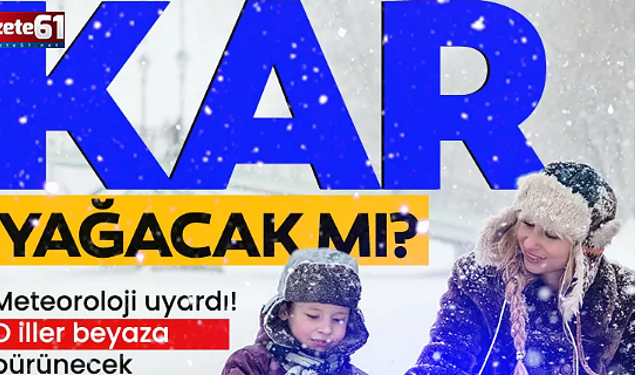 Meteoroloji'den yeni hava durumu uyarısı: O iller beyaza bürünecek