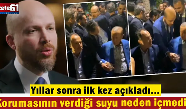 Erdoğan korumasının verdiği suyu neden içmedi?
