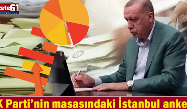 İşte AK Parti’nin masasındaki İstanbul anketi!