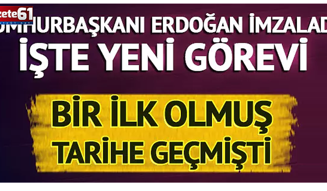 Kübra Güran Yiğitbaş'a yeni görev, Erdoğan imzaladı