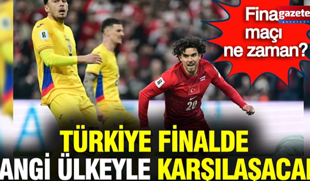 A Milli Takım'ın Dünya Kupası play-off finalinde rakibi kim?
