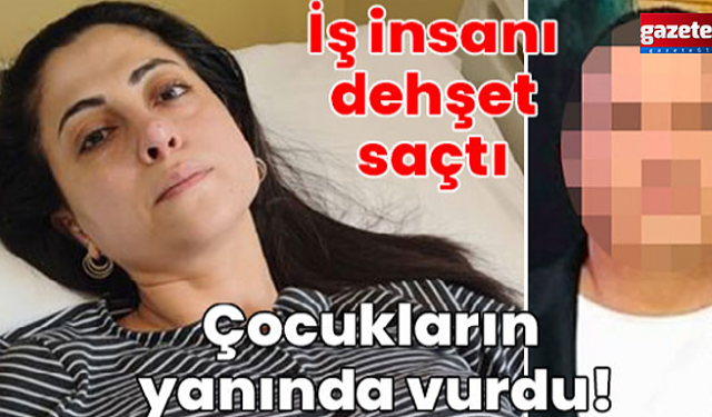 Çocukların yanında vurdu! Araçla ezmeye kalktı!