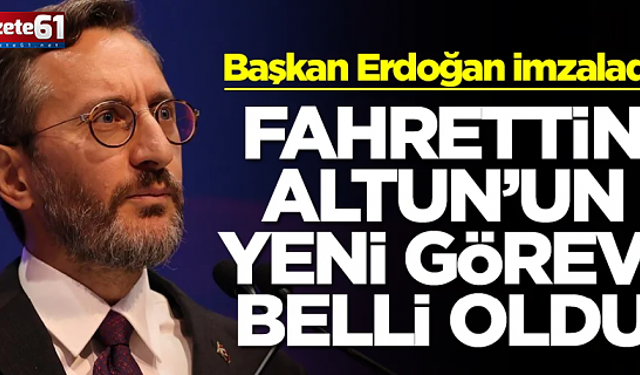 Fahrettin Altun Vatikan Büyükelçisi görevine atandı