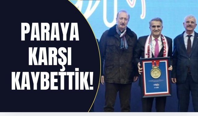 Şenol Güneş'ten 2010-11 sözleri! Paraya karşı kaybettik