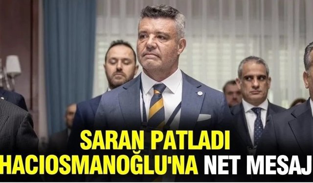 İbrahim Hacıosmanoğlu'na mesajı iletti