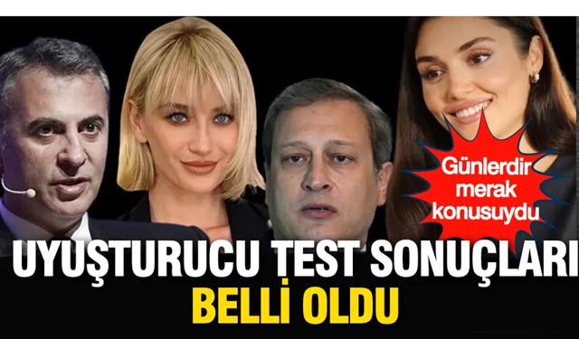 Test Sonuçları Belli Oldu