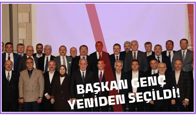 Başkan Genç yeniden seçildi!