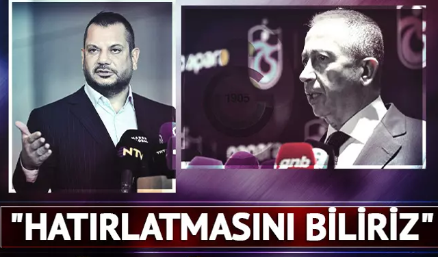 Ertuğrul Doğan'dan G.Saray'a sert salvo! "Hatırlatmasını biliriz"