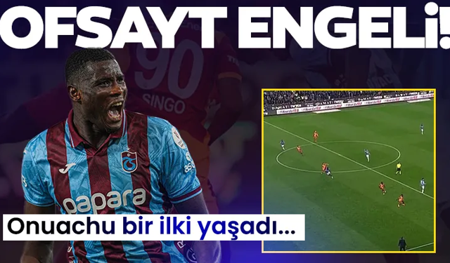 Trabzonspor-Galatasaray derbisinde ofsayt engeli!