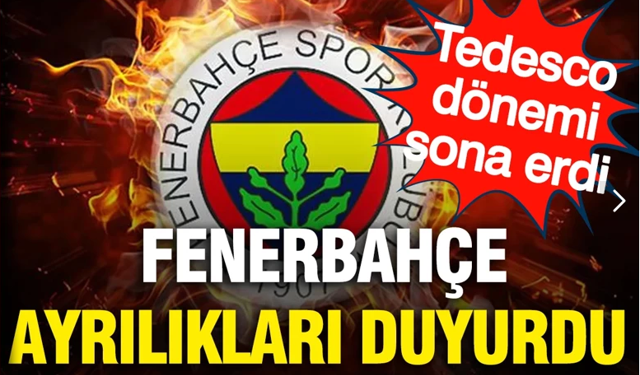 Fenerbahçe Tedesco, Devin Özek ve Berke Çelebi ile yollarını ayırdı