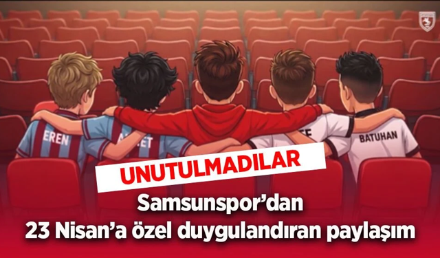 Samsunspor’dan tarihi paylaşım!