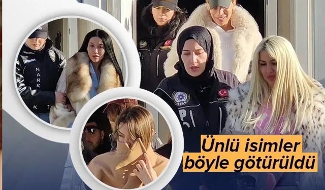 Ünlülere uyuşturucu operasyonu!