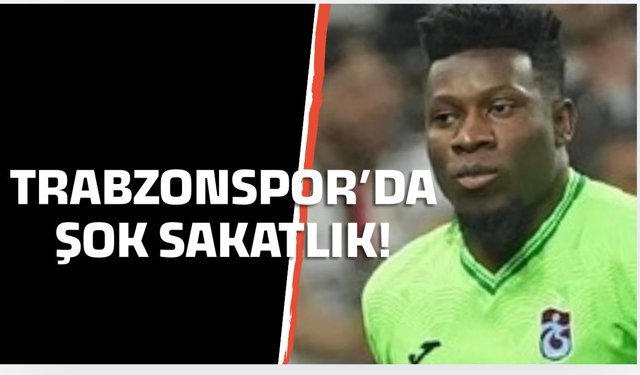 Trabzonspor'da şok sakatlık!