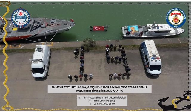 TCSG-83 Gemisi Trabzon’da ziyarete açılıyor