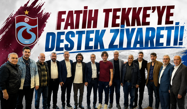 Fatih Tekke'ye destek verdiler!