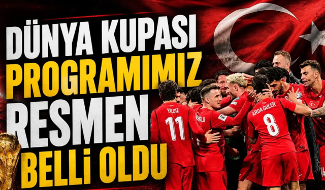 A Milli Takım'ın Dünya Kupası öncesi hazırlık maçları programı belli oldu!