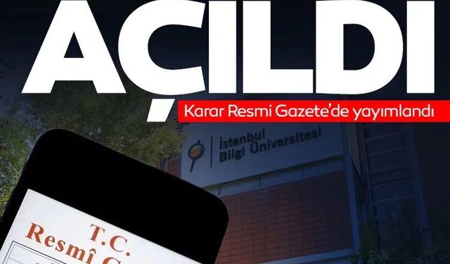 Bilgi Üniversitesi yeniden eğitime açıldı