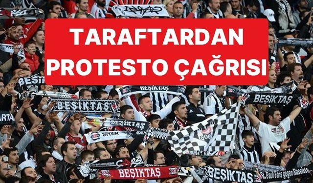 Beşiktaş tribünleri protestoya hazırlanıyor