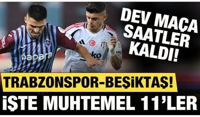 Fırtına derbi zaferi istiyor! İşte Fatih Tekke'nin Beşiktaş maçı ilk 11'i