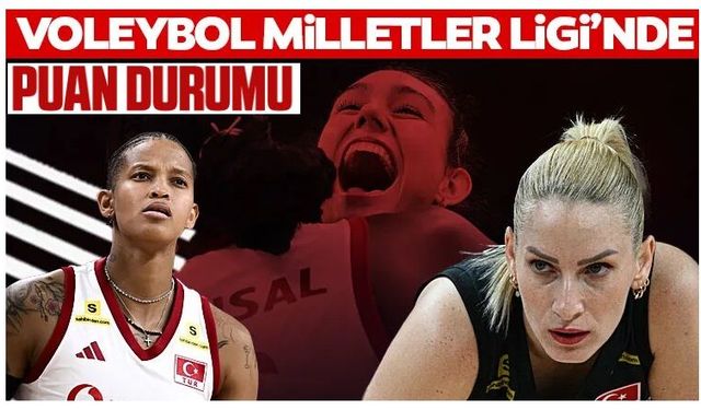 FIVB Voleybol Milletler Ligi puan durumu güncellendi!