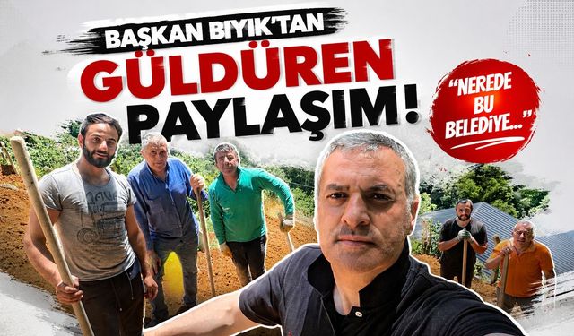 Başkan Bıyık'tan güldüren paylaşım! "Nerede bu belediye..."