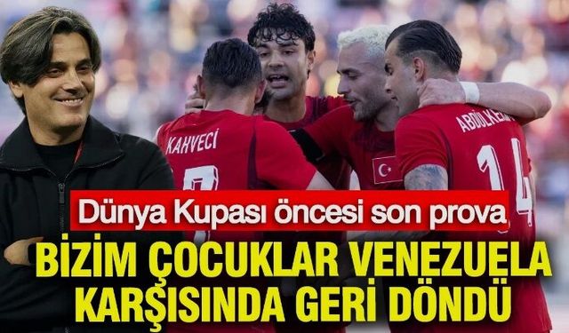 A Milli Futbol Takımı, hazırlık maçında galip geldi