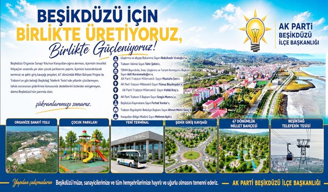 Beşikdüzü İçin Birlikte Üretiyoruz